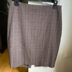 Express pencil skirt, soft plaid texture, size 8